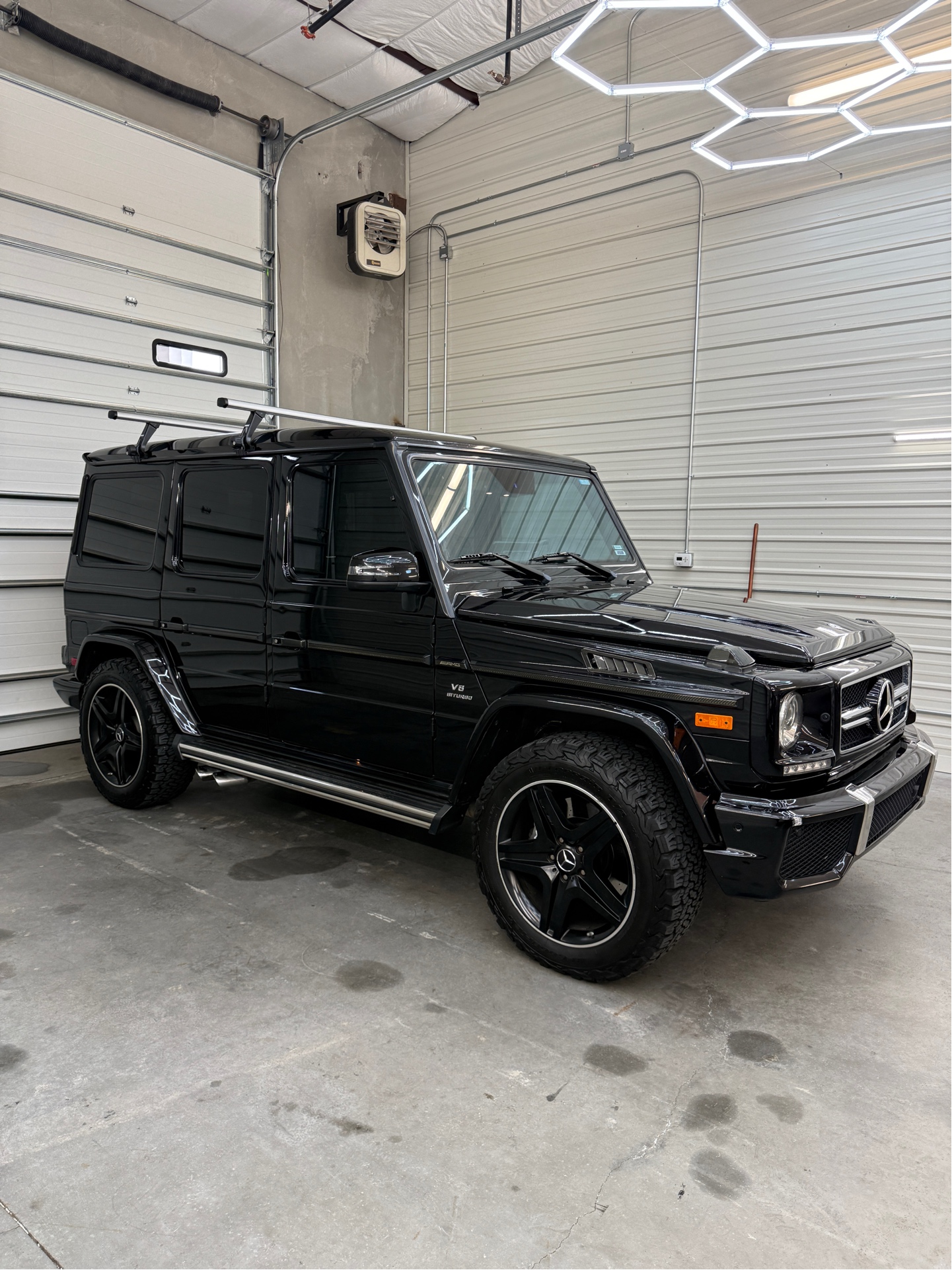 G-Wagon side profile with fresh ceramic tint