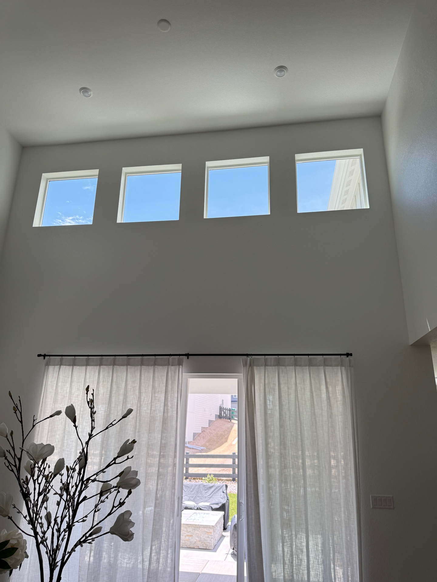 Close-up of the professional window film application