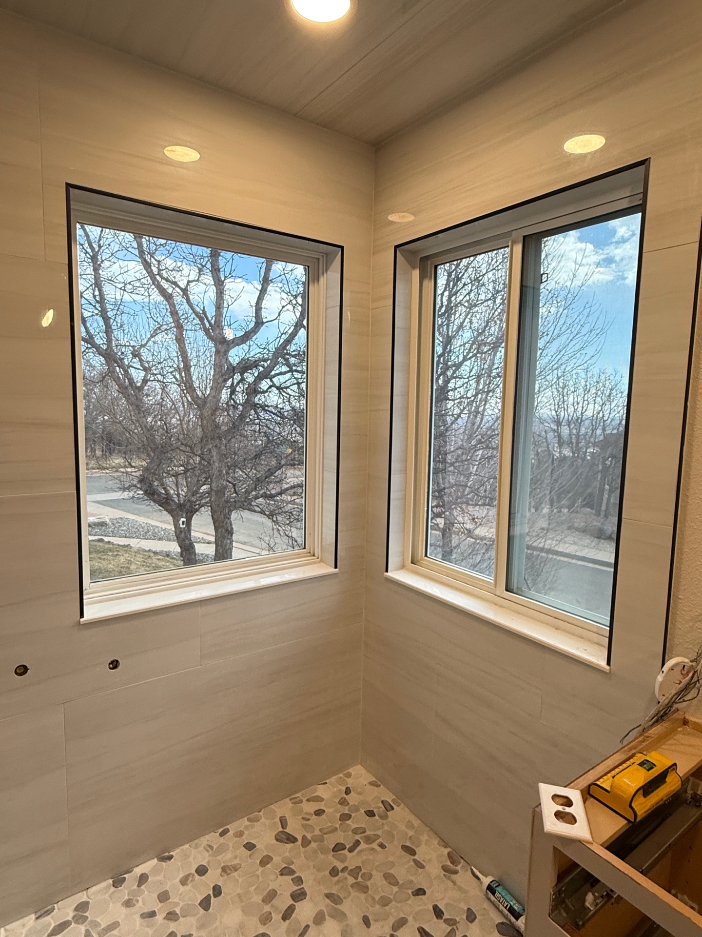 Architectural tint on home exterior